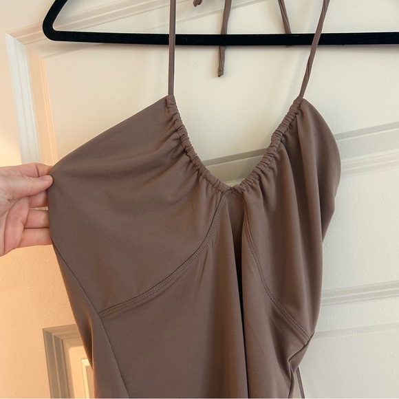 Abercrombie & Fitch brown halter bodysuit - Picture 4 of 5